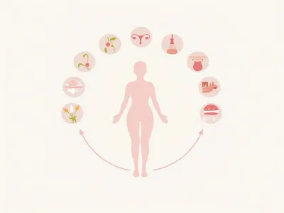 Fertility Cycle Tracking Diagram